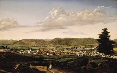 Escena de Corning, Nueva York